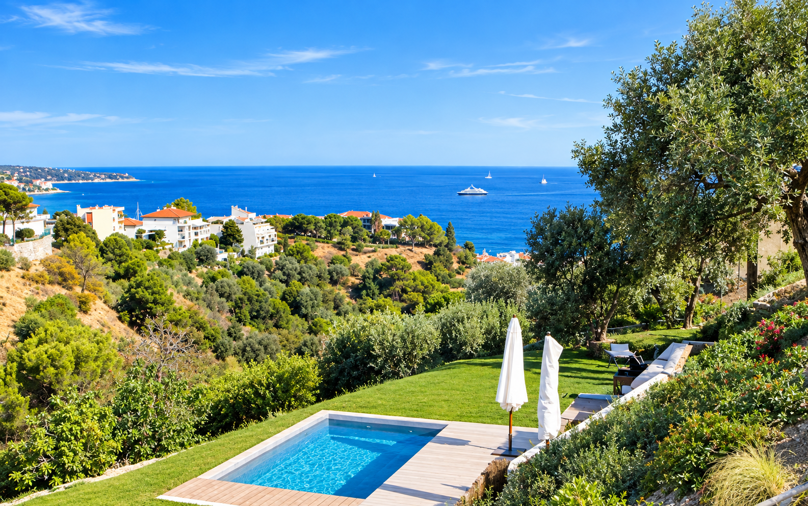Villa avec vue mer à Nice – Magnan