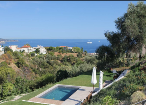 Villa avec Vue Mer Panoramique – Plages de Magnan & Lenval, Nice